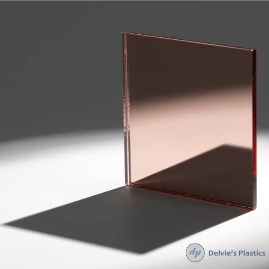 Rose Gold Mirror Acrylic Sheet